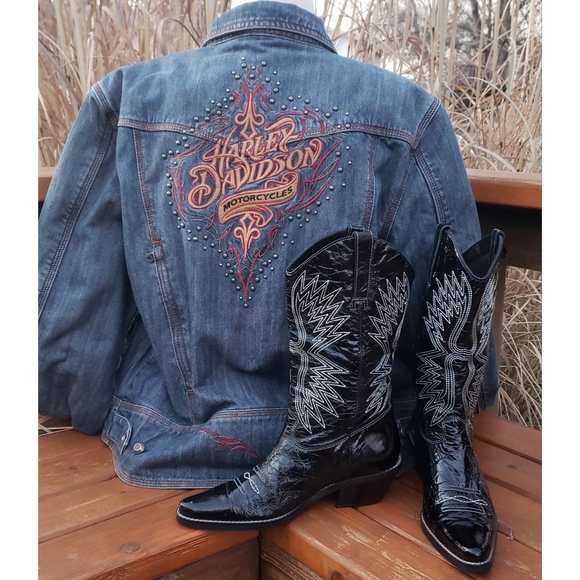 Matisse Shoes - Matisse Black Patent Western Cowboy Boots 7